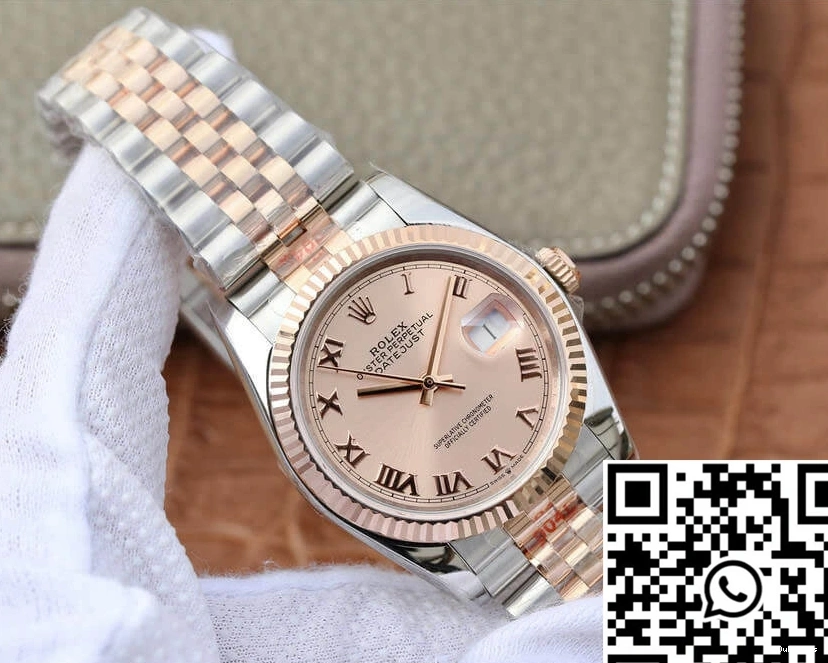 GM Rolex Factory 116231 Pink Dial 36MM Datejust 0311
